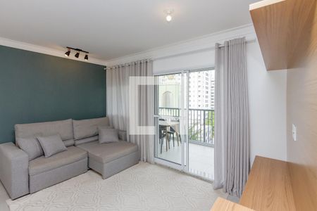 Sala de apartamento à venda com 2 quartos, 77m² em Vila Cordeiro, São Paulo