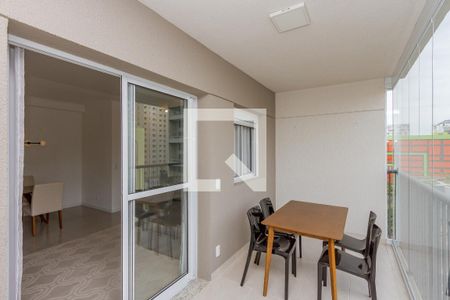 Varanda da Sala de apartamento à venda com 2 quartos, 77m² em Vila Cordeiro, São Paulo