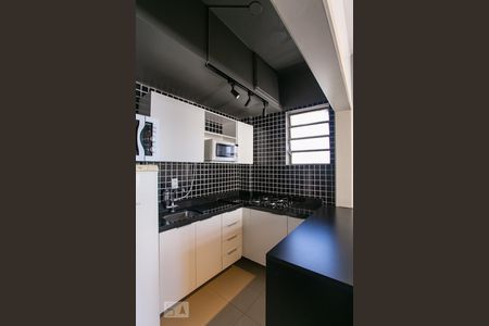Cozinha de kitnet/studio à venda com 1 quarto, 20m² em Centro Histórico, Porto Alegre