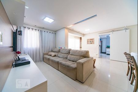 Sala de apartamento à venda com 2 quartos, 85m² em Jardim Sílvia, Santo André