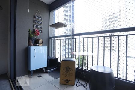 Studio à venda com 40m², 1 quarto e sem vagaVaranda