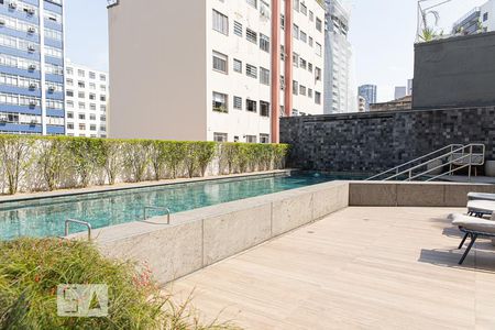 Área comum - Piscina de kitnet/studio à venda com 1 quarto, 40m² em Bela Vista, São Paulo