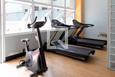 Apartamento para alugar com 42m², 1 quarto e 1 vaga Apartamento para alugar com 42m², 1 quarto e 1 vagaÁrea comum - Academia