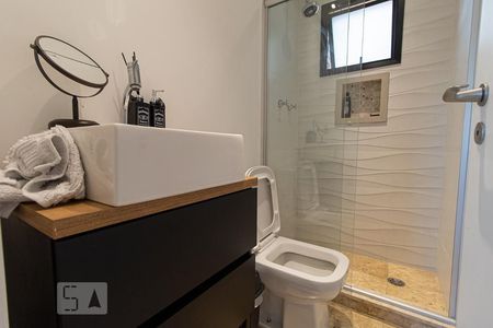 Banheiro Social de apartamento para alugar com 2 quartos, 70m² em Santa Cecília, São Paulo