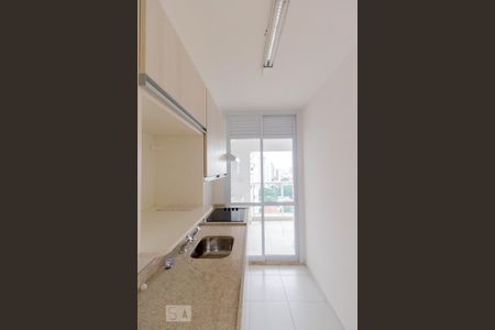Cozinha de apartamento para alugar com 1 quarto, 46m² em Pinheiros, São Paulo