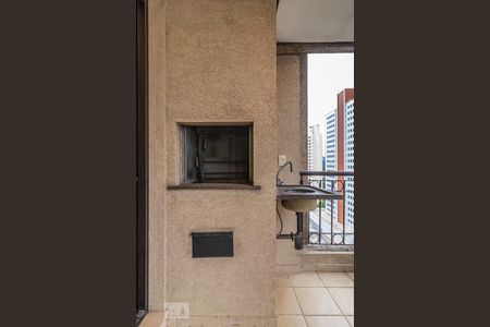 Detalhe da Varanda Gourmet de apartamento para alugar com 3 quartos, 176m² em Alphaville Industrial, Barueri