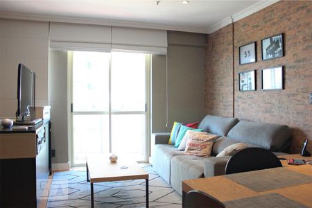 Sala de kitnet/studio para alugar com 1 quarto, 38m² em Barra da Tijuca, Rio de Janeiro