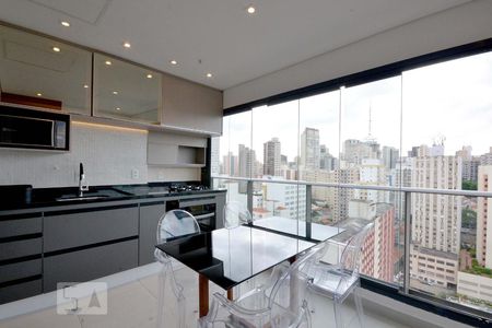 Apartamento para alugar com 39m², 1 quarto e 1 vaga Apartamento para alugar com 39m², 1 quarto e 1 vagaVaranda gourmet