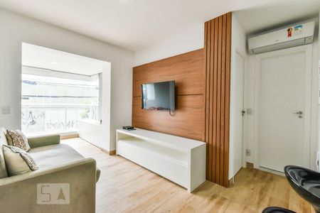 Sala de apartamento à venda com 1 quarto, 44m² em Pinheiros, São Paulo