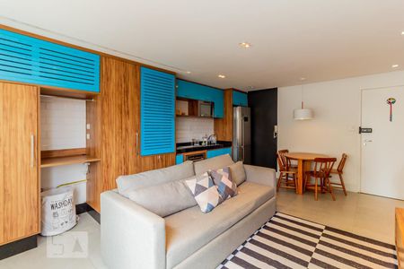 Sala de apartamento para alugar com 1 quarto, 40m² em Bela Vista, São Paulo