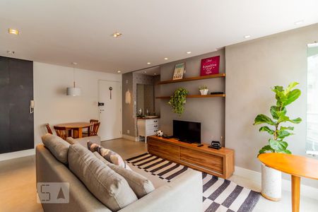 Sala de apartamento para alugar com 1 quarto, 40m² em Bela Vista, São Paulo