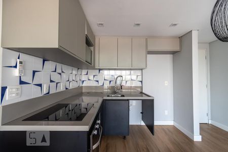Cozinha de apartamento para alugar com 1 quarto, 54m² em Vila Madalena, São Paulo