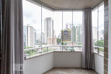 Varanda da Sala de apartamento à venda com 3 quartos, 96m² em Carmo, Belo Horizonte