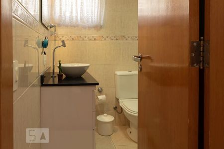 Banheiro social de apartamento à venda com 2 quartos, 75m² em Vila Monte Alegre, São Paulo