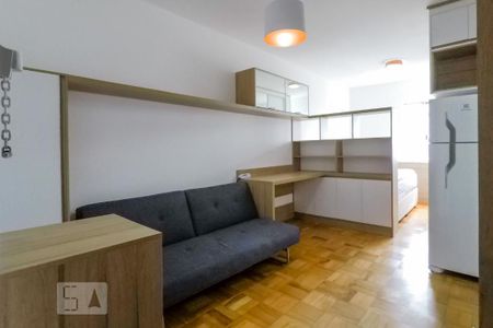 Sala / Quarto de kitnet/studio à venda com 1 quarto, 26m² em Liberdade, São Paulo