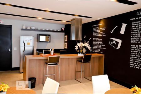 Studio para alugar com 38m², 1 quarto e 1 vagaÁrea Gourmet