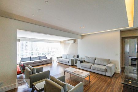 Sala de apartamento para alugar com 2 quartos, 107m² em Cidade Monções, São Paulo