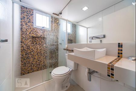Banheiro  de apartamento para alugar com 2 quartos, 80m² em Campestre, Santo André