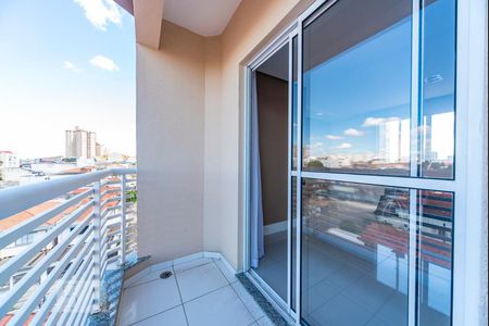 Varanda da Sala de apartamento para alugar com 2 quartos, 80m² em Campestre, Santo André