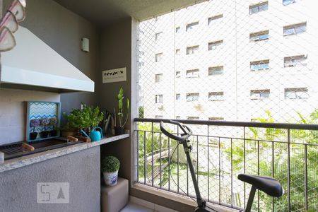 Varanda gourmet de apartamento à venda com 2 quartos, 74m² em Vila Andrade, São Paulo