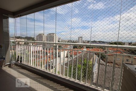 Varanda da Sala de apartamento para alugar com 2 quartos, 76m² em Jardim Monte Kemel, São Paulo