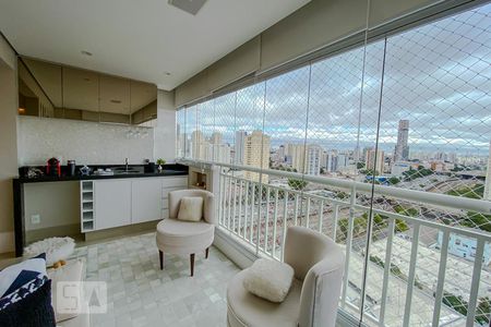 Varanda  de apartamento à venda com 2 quartos, 63m² em Tatuapé, São Paulo