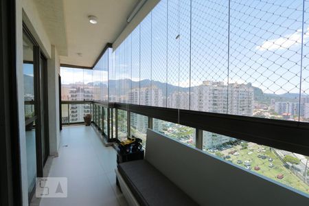 Varanda da Sala de apartamento à venda com 3 quartos, 165m² em Jacarepaguá, Rio de Janeiro