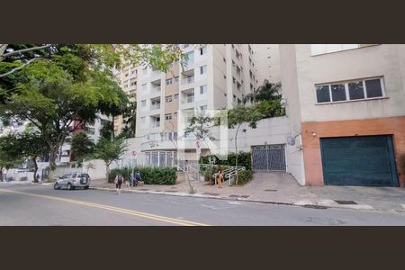 Apartamento para alugar com 38m², 1 quarto e 1 vaga Apartamento para alugar com 38m², 1 quarto e 1 vagaFachada