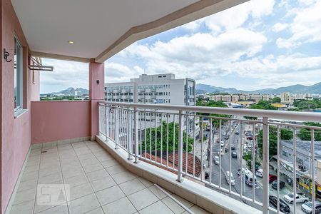 Varanda da Sala de apartamento à venda com 3 quartos, 179m² em Taquara, Rio de Janeiro