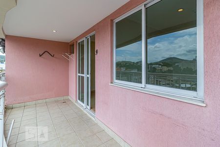 Varanda da Sala de apartamento à venda com 3 quartos, 179m² em Taquara, Rio de Janeiro