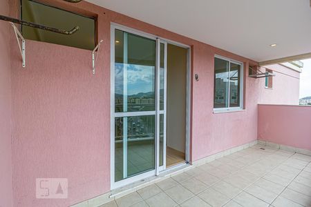 Varanda da Sala de apartamento à venda com 3 quartos, 179m² em Taquara, Rio de Janeiro