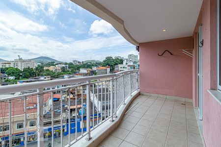 Varanda da Sala de apartamento à venda com 3 quartos, 179m² em Taquara, Rio de Janeiro