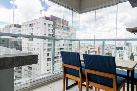 Studio para alugar com 35m², 1 quarto e 1 vagaVaranda