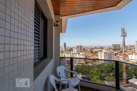Varanda da Sala de apartamento para alugar com 3 quartos, 125m² em Vila Paulicéia, São Paulo