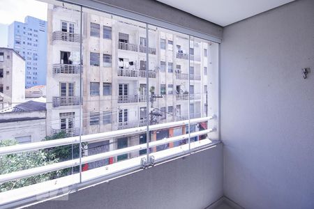 Varanda Sala de apartamento à venda com 1 quarto, 31m² em Campos Elíseos, São Paulo