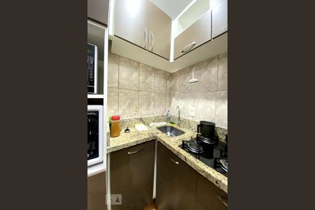 Cozinha de apartamento à venda com 1 quarto, 35m² em Centro, São Leopoldo