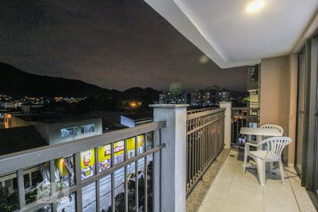Varanda da Sala de apartamento à venda com 2 quartos, 66m² em Taquara, Rio de Janeiro