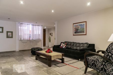 Hall de entrada de apartamento para alugar com 3 quartos, 157m² em Boqueirão, Santos
