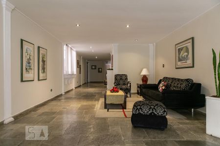 Hall de entrada de apartamento para alugar com 3 quartos, 157m² em Boqueirão, Santos