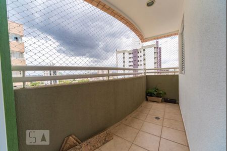 Varanda da Sala de apartamento para alugar com 3 quartos, 110m² em Vila Valparaíso, Santo André