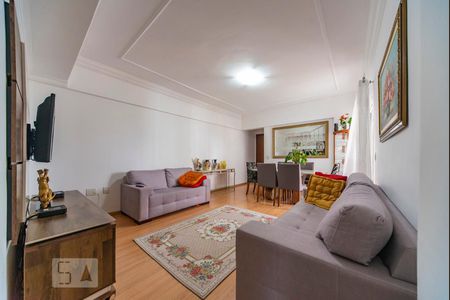 Sala de apartamento para alugar com 3 quartos, 110m² em Vila Valparaíso, Santo André