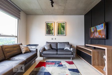 Sala de apartamento à venda com 1 quarto, 74m² em Jardim Novo Santo Amaro, São Paulo
