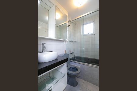Banheiro da Suíte de apartamento à venda com 3 quartos, 96m² em Jardim das Laranjeiras, São Paulo