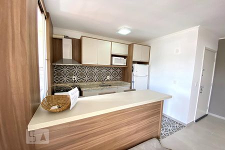 Sala e cozinha de apartamento à venda com 2 quartos, 55m² em Vila Nova, Novo Hamburgo