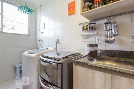Cozinha de apartamento para alugar com 2 quartos, 60m² em Castelo, Belo Horizonte