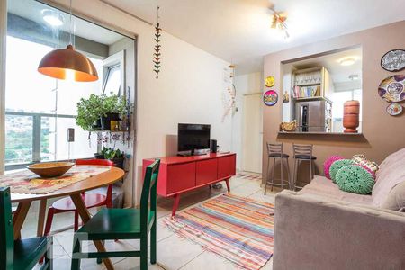 Sala de apartamento à venda com 2 quartos, 60m² em Castelo, Belo Horizonte