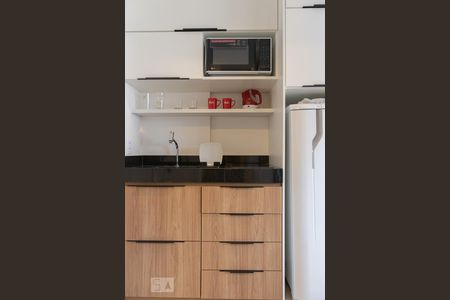 Studio - Cozinha de kitnet/studio para alugar com 1 quarto, 23m² em Vila Mariana, São Paulo