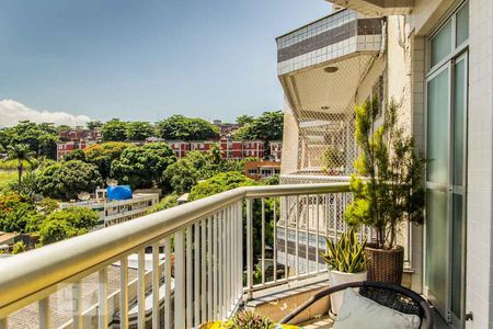 Varanda da Sala de apartamento à venda com 2 quartos, 93m² em Praia da Bandeira, Rio de Janeiro
