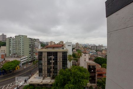 Vista da Sala de apartamento à venda com 3 quartos, 81m² em Floresta, Porto Alegre