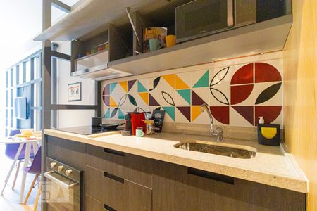 Studio à venda com 44m², 1 quarto e sem vagaCozinha - Pia